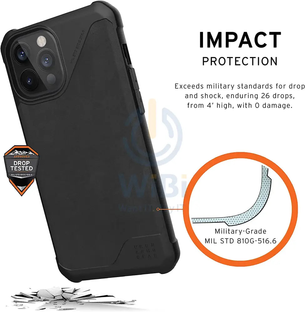 UAG iPhone 12 Pro Max Metropolis LT Lthr Armr Case - Black Leather Accessories > Mobiles & Tablets > Mobiles > Screen