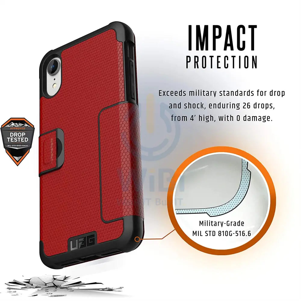 UAG iPhone XR Metropolis Case - Magma Accessories > Mobiles & Tablets