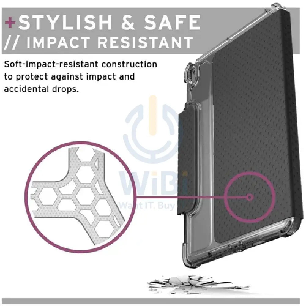 UAG Lucent Case - Apple iPad 10.2 (7th 8th & 9th Gen) / Black / Ice Accessories > Mobiles & Tablets
