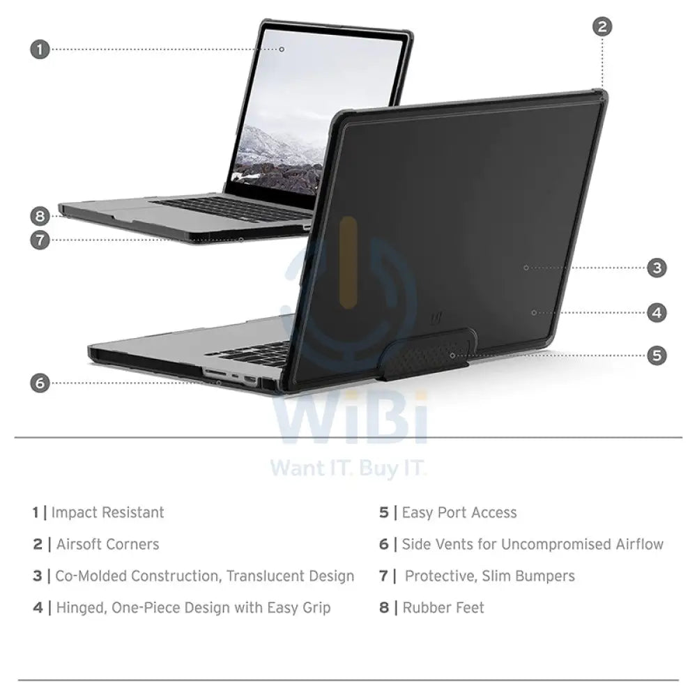 UAG Lucent Case - Apple MacBook Pro 16’’ / Black Accessories > Other Laptop Accessories