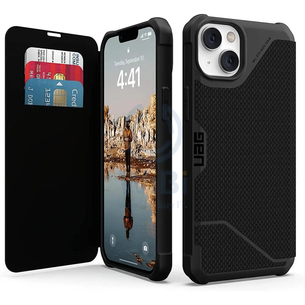 UAG Metropolis Case - Apple iPhone 14 Plus / Kevlar Black Accessories > Mobiles & Tablets