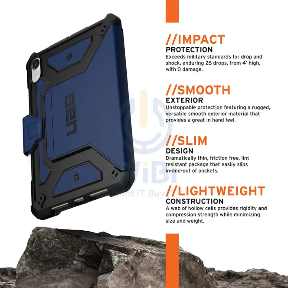 UAG Metropolis Se Case - Apple iPad Mini (6th Gen 2021) / Mallard Blue Accessories > Mobiles & Tablets > Offer Zone
