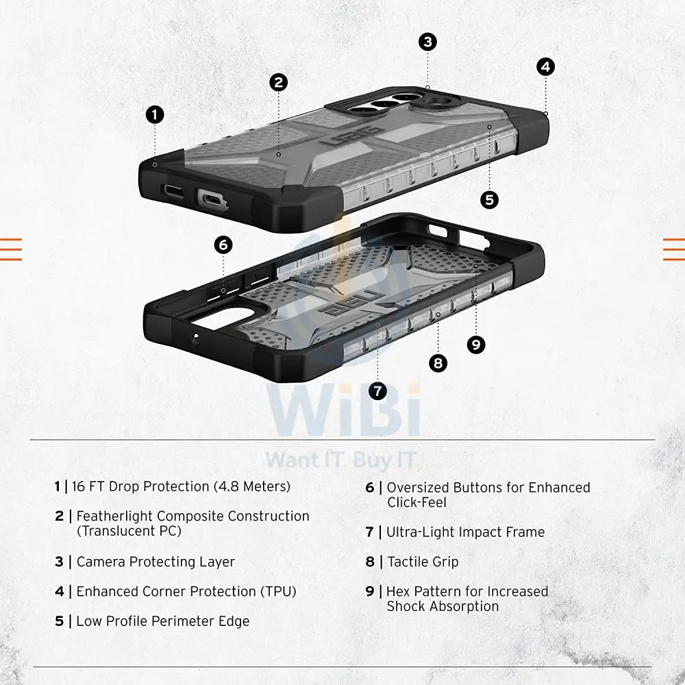 UAG Plasma Case - Samsung Galaxy S22 Plus / Ash Accessories > Mobiles & Tablets > Mobiles > Covers & Cases
