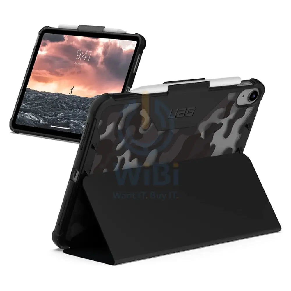 UAG Plyo Case With Kick-Stand - iPad 10.9 2022 (10th Gen) / Midnight Camo Accessories > Mobiles & Tablets > Offer Zone