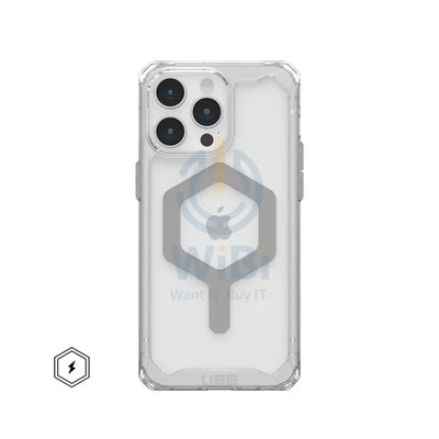 UAG Plyo Magsafe Case - iPhone 15 Pro Max / Ice / Silver Accessories > Mobiles & Tablets > Mobiles > Covers & Cases
