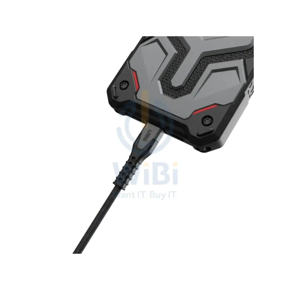 UAG Rugged Kevlar Cable - 1.5m / 5ft / Black/Grey Accessories > Cables & Converters > Cables
