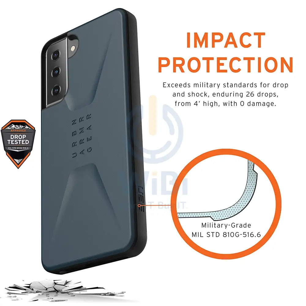 UAG Samsung Galaxy S21 Plus Civilian Case - Mallard Accessories > Mobiles & Tablets > Mobiles > Screen Protectors &