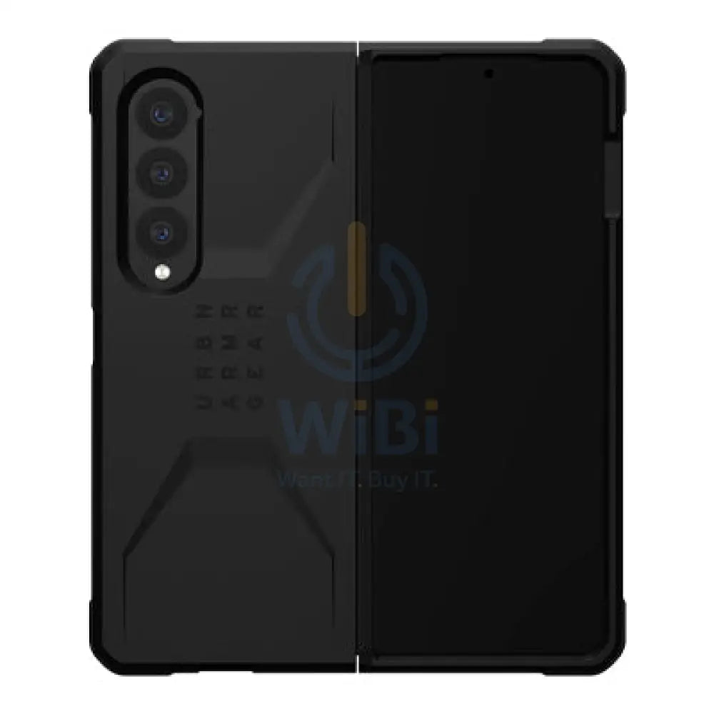 UAG Samsung Galaxy Z Fold 4 Civilian Case - Black Accessories > Mobiles & Tablets > Mobiles > Screen Protectors & Covers