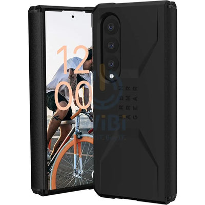 UAG Samsung Galaxy Z Fold 4 Civilian Case - Black Accessories > Mobiles & Tablets > Mobiles > Screen Protectors & Covers