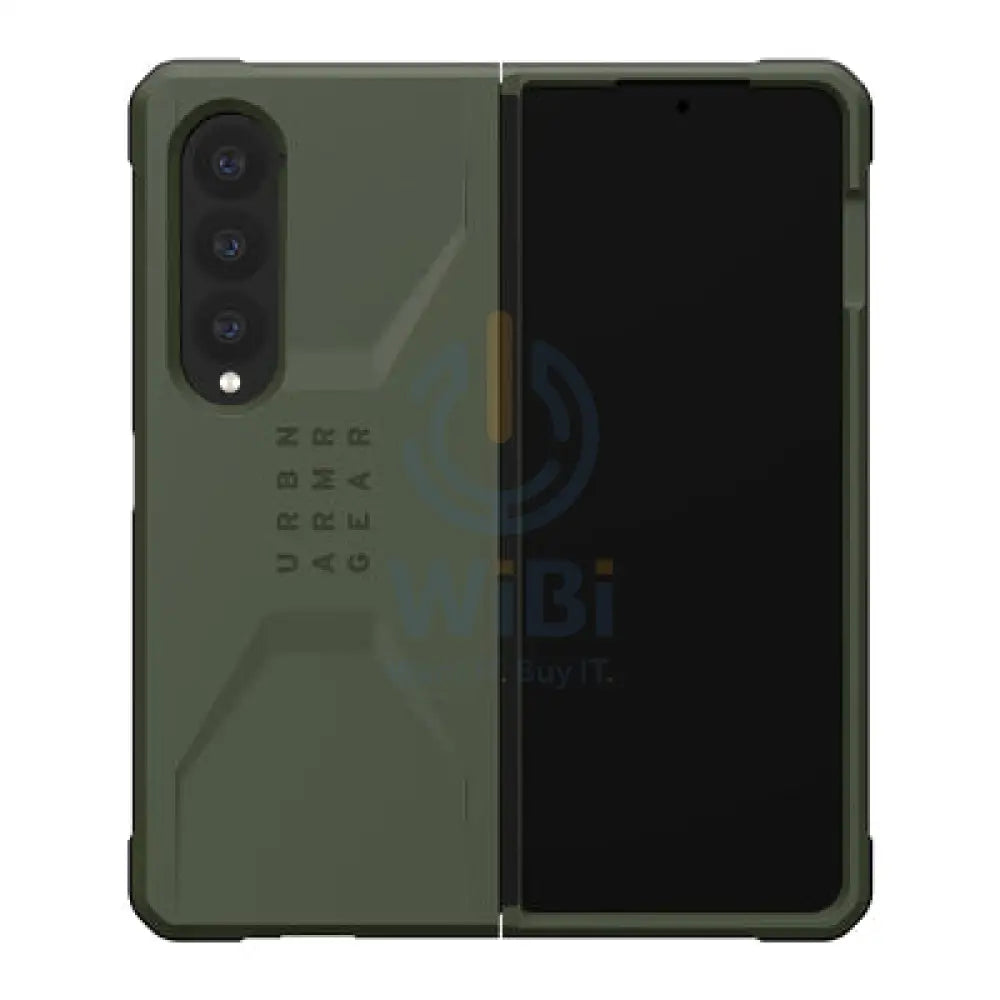 UAG Samsung Galaxy Z Fold 4 Civilian Case - Olive Drab Accessories > Mobiles & Tablets > Mobiles > Screen Protectors &