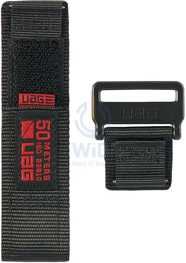 UAG Universal Watch (20mm Lugs) Active Strap - Black Accessories > Smart Watches