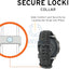 UAG Universal Watch (22mm Lugs) Leather Strap - Black Accessories > Smart Watches