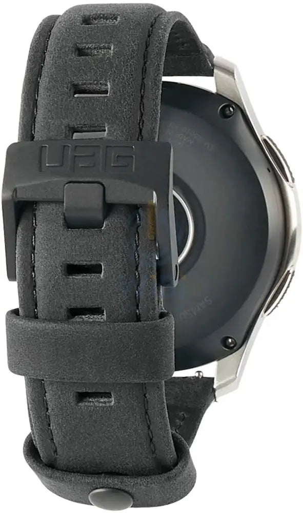 UAG Universal Watch (22mm Lugs) Leather Strap - Black Accessories > Smart Watches