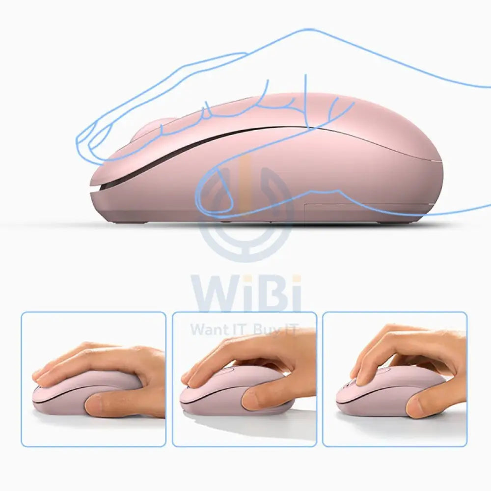 UGREEN 2.4G Wireless Mouse - Cherry Pink Accessories > Keyboard & Mouse