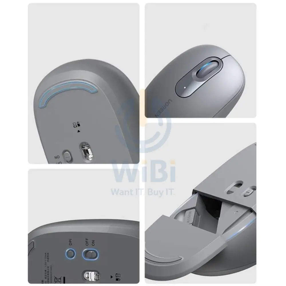 UGREEN 2.4G Wireless Mouse - Moonlight Gray Accessories > Keyboard & Mouse