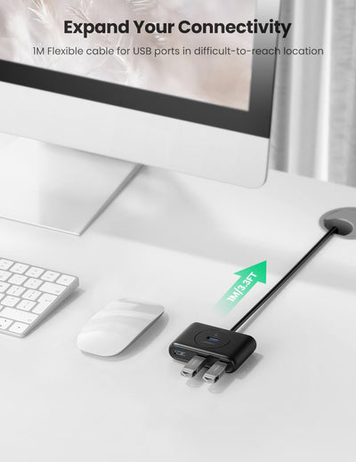 UGREEN USB 3.0 Hub - 1 Meter / Black