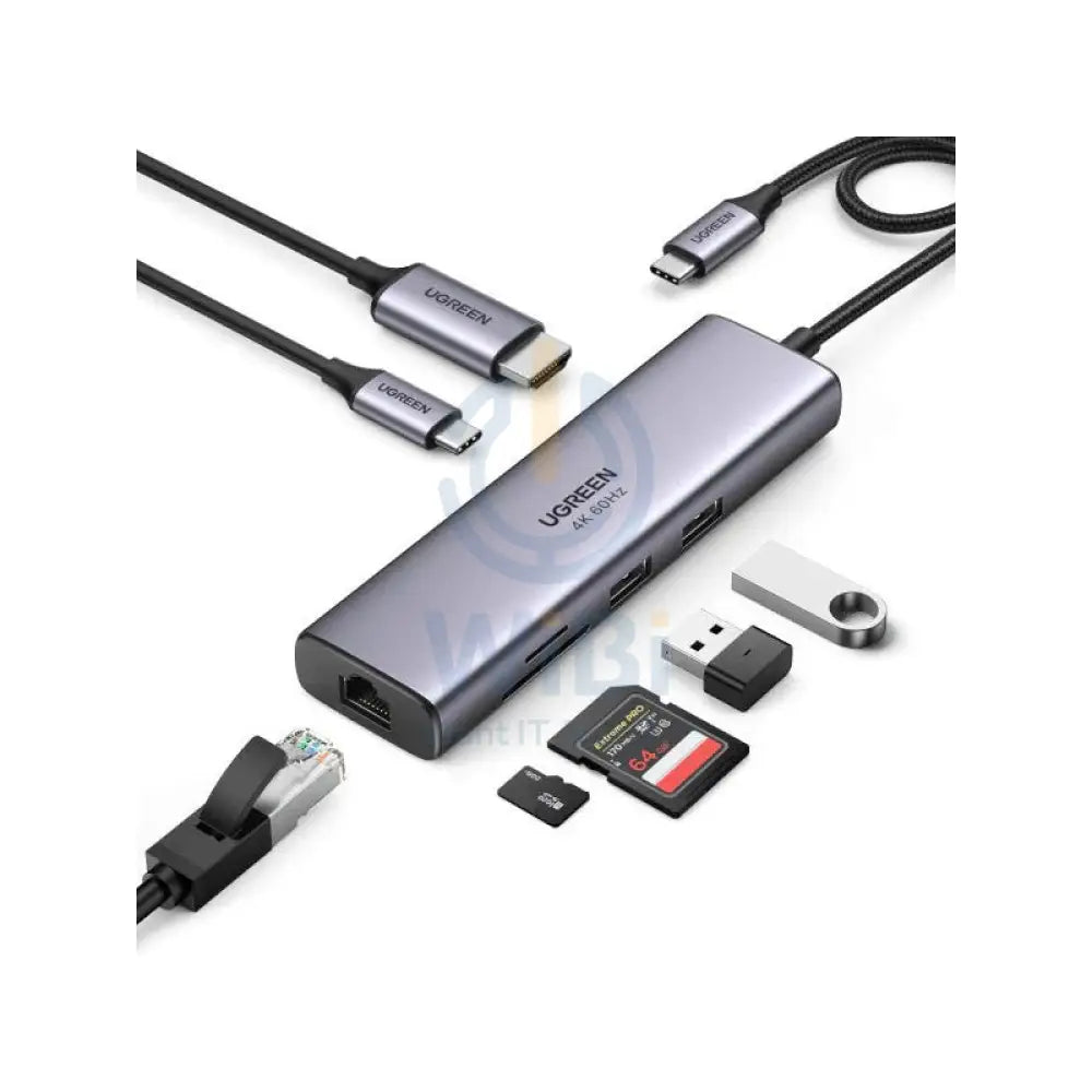 Ugreen 7 in 1 Multiport Adapter 4K@60Hz Hub Accessories > USB Hub > Offer Zone