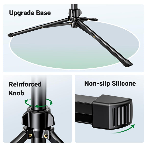 Ugreen 70-inch Aluminum Selfie Stick Tripod with Bluetooth Remote