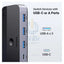 UGREEN CM662 Switch Selector 2 In 4 out Sharing Switch Hub With Remote 5Gbps / 3x USB A / 1x USB C / Black Accessories