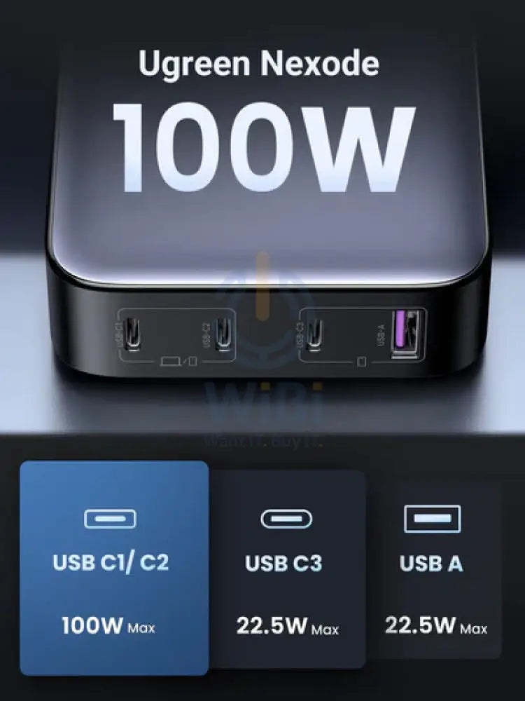 UGREEN Nexode 100W Desktop Charger UK Accessories > Power Adapters