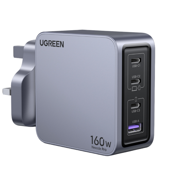 UGREEN Nexode Pro 4-Port GaN Fast Charger - 160W / USB-A / USB-C