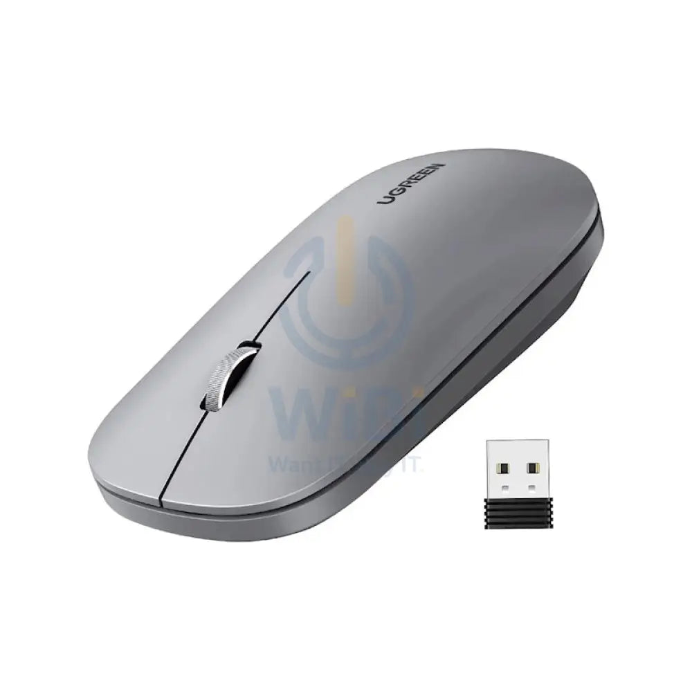 UGREEN Portable Wireless Mouse - Gray Accessories > Keyboard & Mouse > Gaming Zone