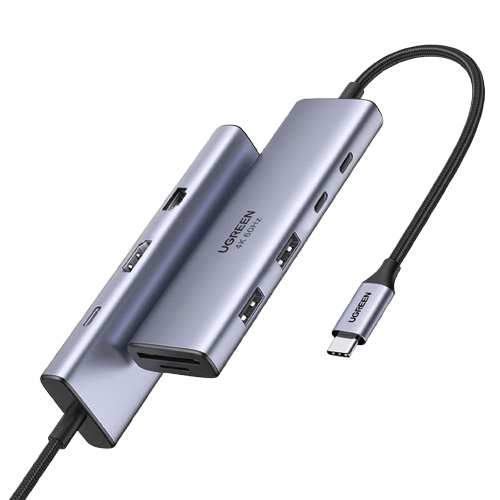 UGREEN Revodok 9-In-1 USB C Hub - HDMI / Ethernet / 100W PD / USB-A / SD/TF card slot