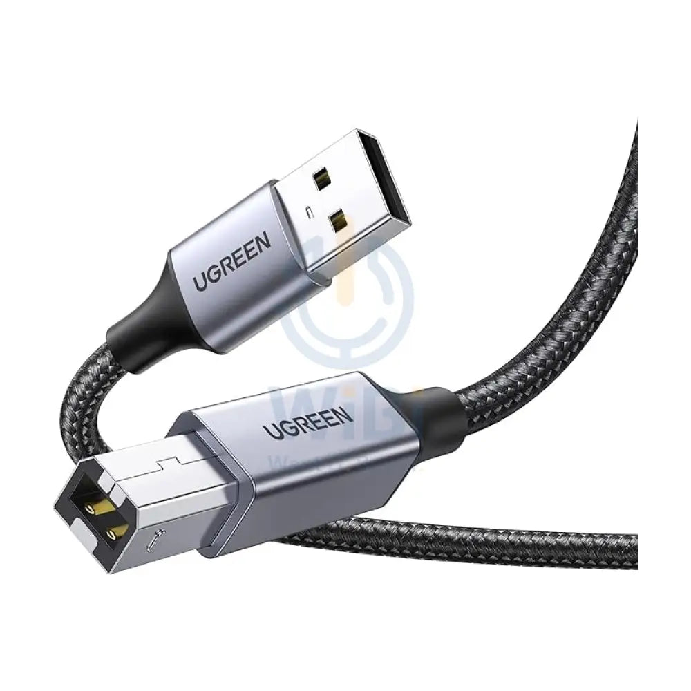 UGREEN USB-A Male to USB-B 2.0 Printer Cable Alu Case with Braid - 1Meter / Black Accessories > Cables & Converters >
