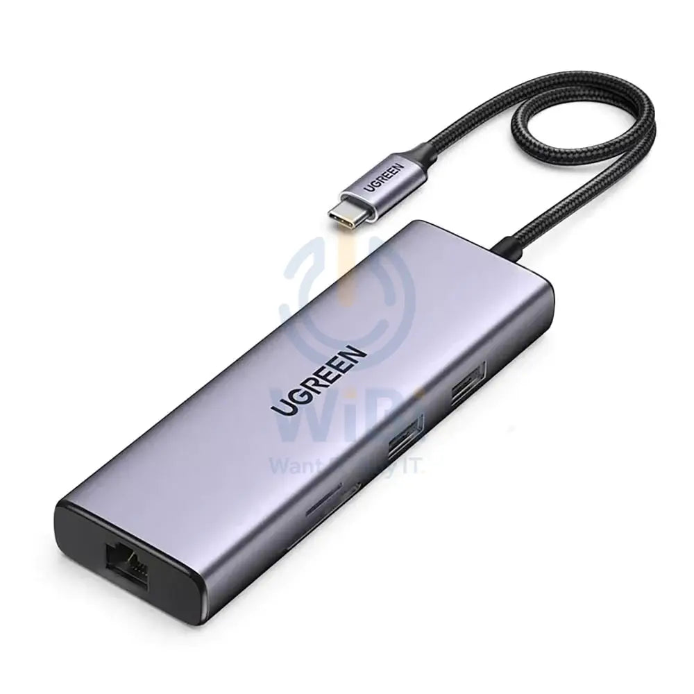 UGREEN USB-C to 2×USB 3.0 + 1×USB 2.0 + 2×HDMI 4K60Hz + RJ45(1000M) + SD + TF + PD (CM490 90119) Accessories > Other