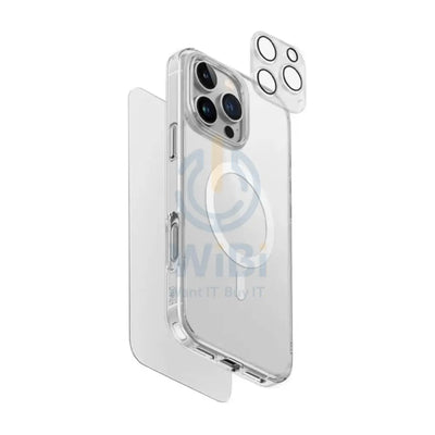 Uniq Hybrid Magclick Charging Clearvue 360 Essential - iPhone 16 Pro Max / Bundle Pack Accessories > Mobiles & Tablets