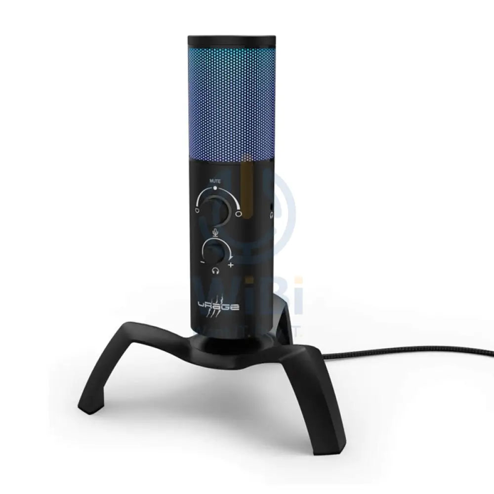 uRage Stream 750 HD USB Illuminated Streaming Microphone - 2.5M / USB / Wired - Black Accessories > Audio > Microphone