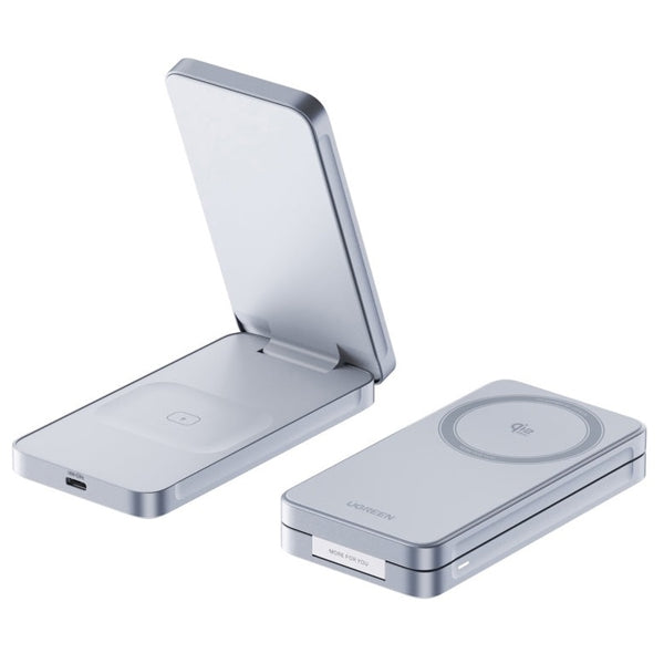 UGREEN QI2 2-in-1 Magnetic Wireless Charger - 25W / Blue