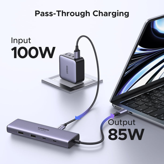 UGREEN Revodok 9-In-1 USB C Hub - HDMI / Ethernet / 100W PD / USB-A / SD/TF card slot