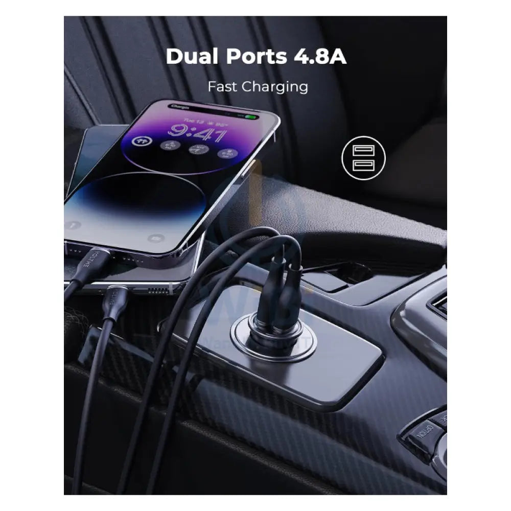 VOLTME Cazo 24 AA Car Charger - 24W / USB-C / Metallic Blue Accessories > Mobiles & Tablets > Mobiles > Car Chargers