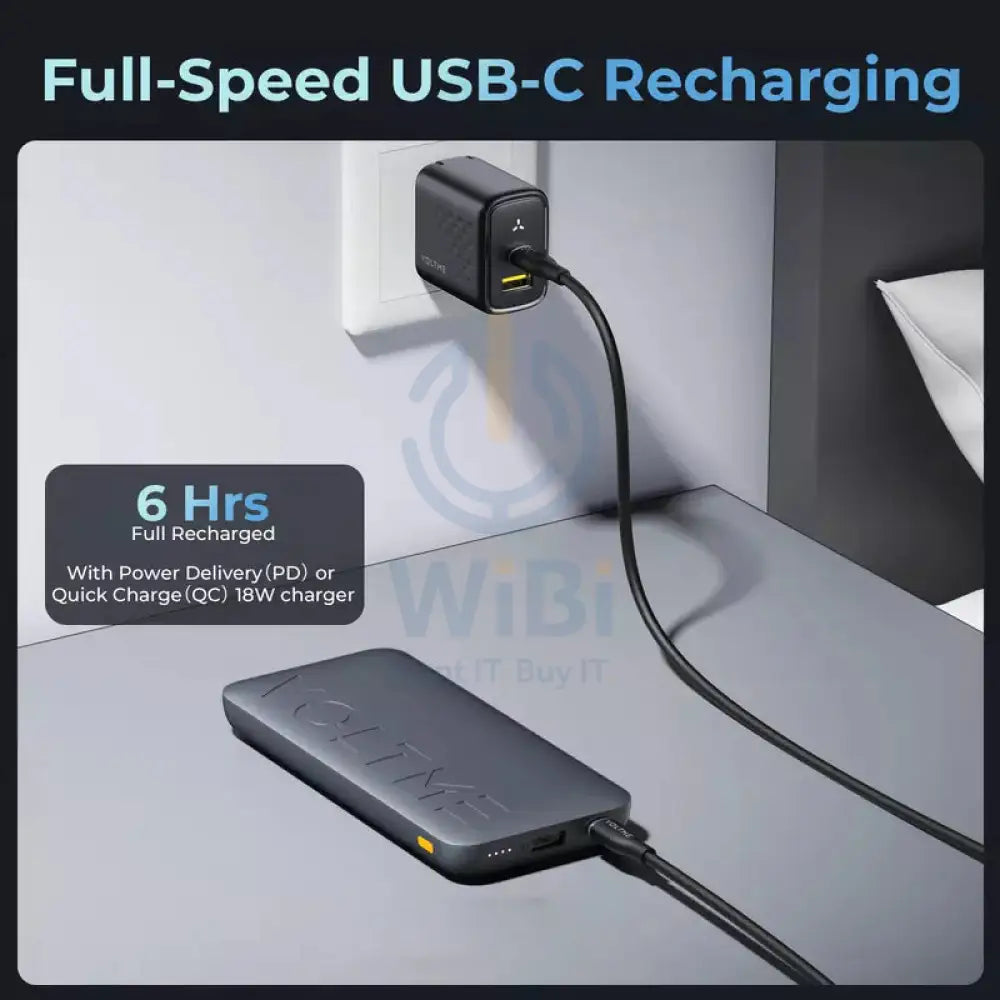 VOLTME Hypercore Power Bank - 20000mAh / 22.5W / USB-C / USB-A / Black Accessories > Power Bank