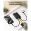 VOLTME Hypercore Sling Power Bank Built-In USB-C Cable - 10000mAh / 22.5W / USB-C / USB-A / Black Accessories > Power