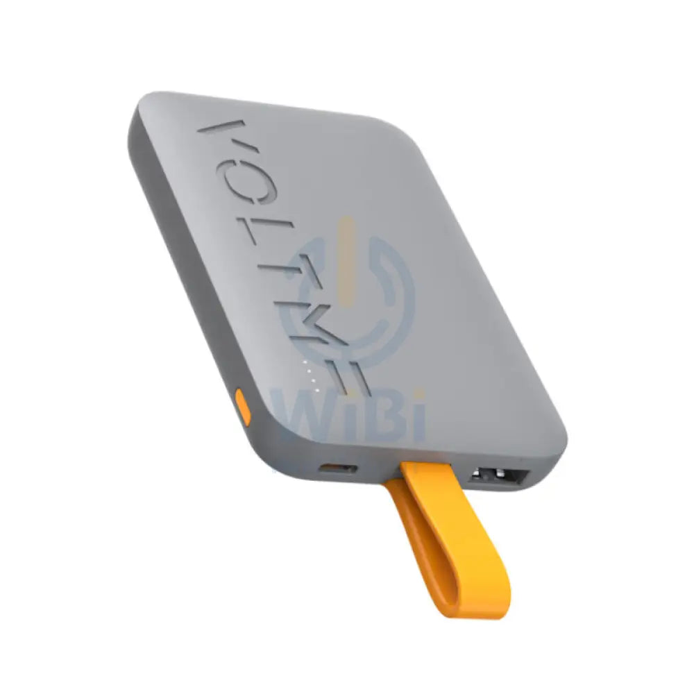 VOLTME Hypercore Sling Power Bank Built-In USB-C Cable - 10000mAh / 22.5W / USB-C / USB-A / Grey Accessories > Power