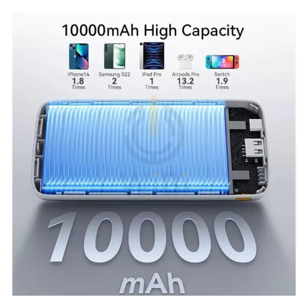 VOLTME Hypercore Ultra-Thin Power Bank - 10000mAh / 22.5W / USB-C / USB-A / Blue Accessories > Power Bank
