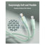 VOLTME Powerlink Moss Liquid Silicon Cable - 1 Meter / 100W / USB-C / Emarker Green Accessories > Cables & Converters >