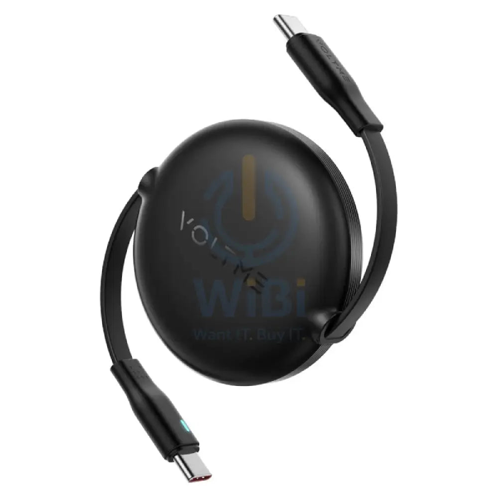 VOLTME Powerlink YoYo Dual-Way Retractable Cable - 1 Meter / 60W / USB-C / Black Accessories > Cables & Converters >