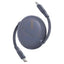 VOLTME Powerlink YoYo Dual-Way Retractable Cable - 1 Meter / 60W / USB-C / Navy Blue Accessories > Cables & Converters