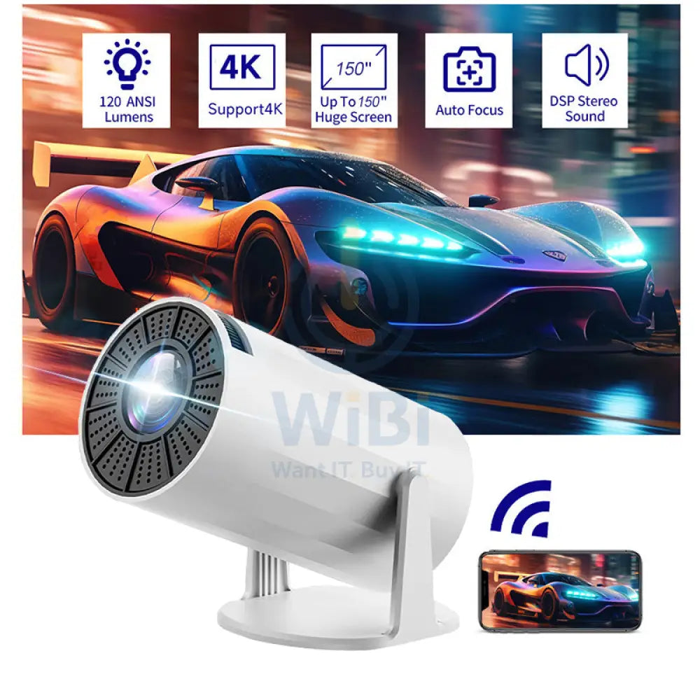Volto FIRE 502 PRO Mini FHD Projector 2.69″ LCD / HDMI / USB A / Audio Port / White Monitors & Projectors > Projectors