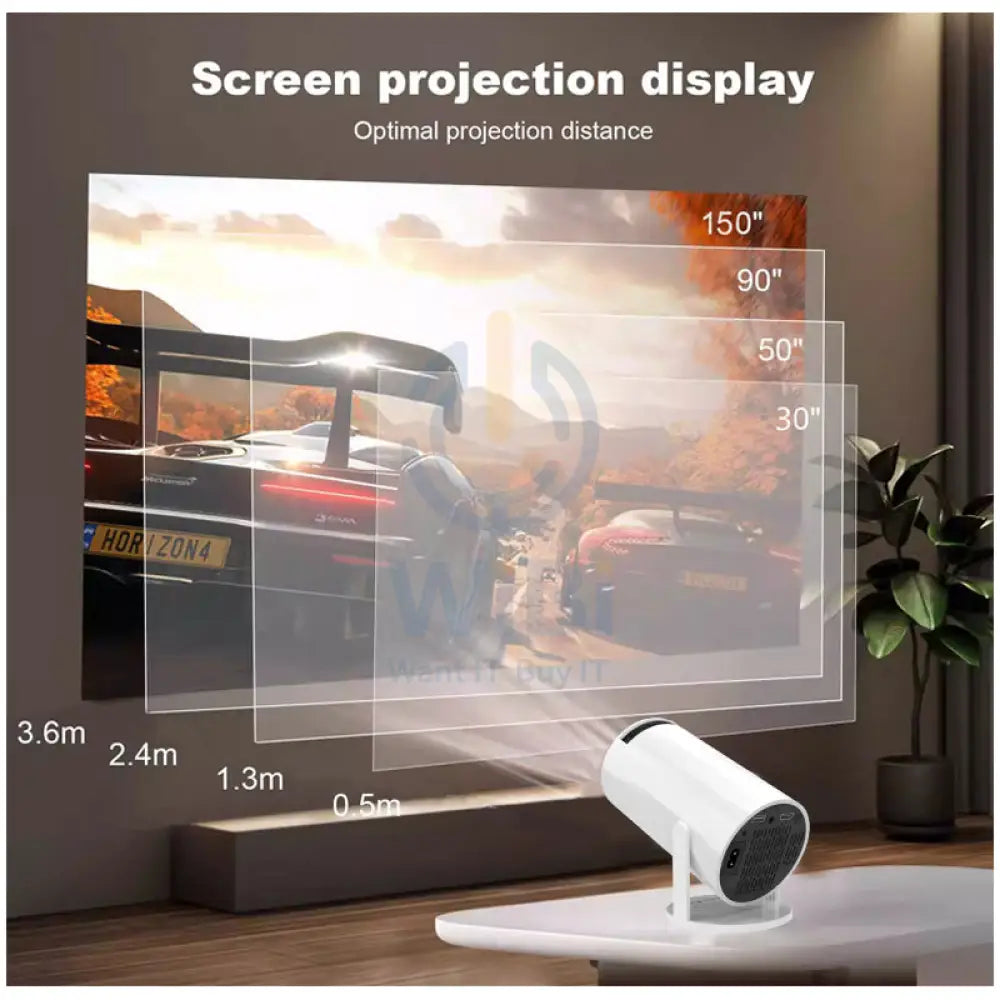 Volto FIRE 502 PRO Mini FHD Projector 2.69″ LCD / HDMI / USB A / Audio Port / White Monitors & Projectors > Projectors