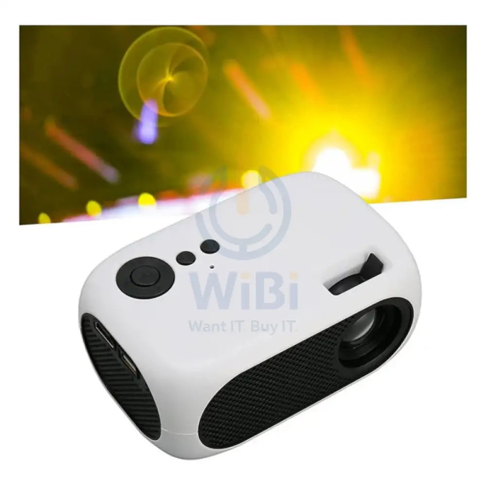 Volto Star 202 Mini LED Projector 2.4″ LCD / 900 Lumens / HDMI / USB A / White Monitors & Projectors > Projectors