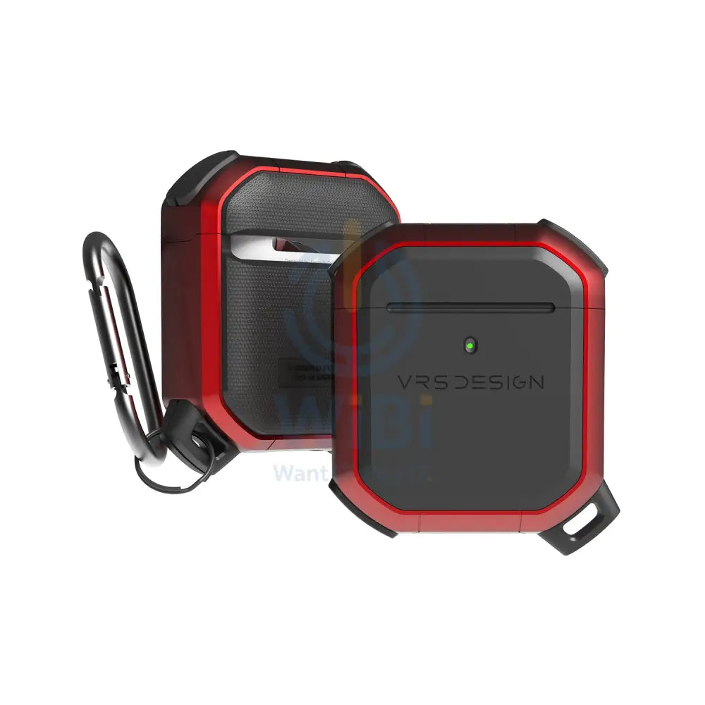 VRS Design Airpods 1 & 2 Active Case - Metal Red Accessories > Mobiles & Tablets