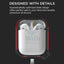 VRS Design Airpods 1 & 2 Active Case - Metal Red Accessories > Mobiles & Tablets