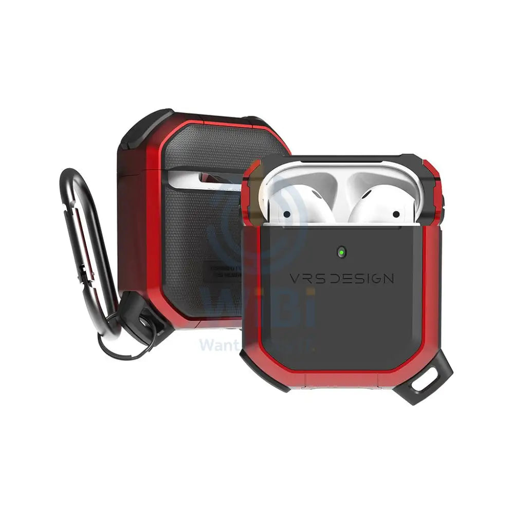 VRS Design Airpods 1 & 2 Active Case - Metal Red Accessories > Mobiles & Tablets