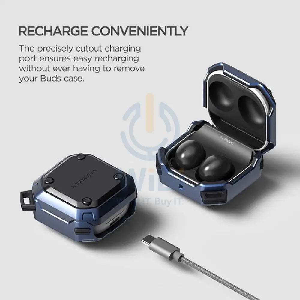 VRS Design Galaxy Buds 2/Buds Pro/Buds Live Active Case - Deepsea Blue Accessories > Mobiles & Tablets > Tablets