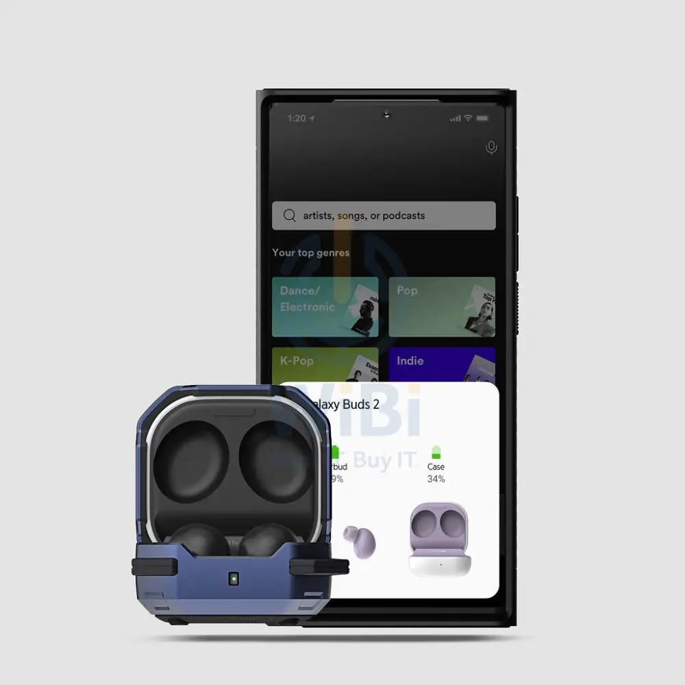 VRS Design Galaxy Buds 2/Buds Pro/Buds Live Active Case - Deepsea Blue Accessories > Mobiles & Tablets > Tablets