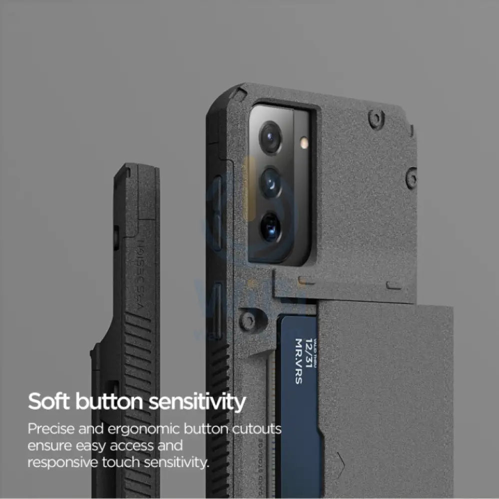 VRS Design Galaxy S21 Plus Damda Glide Pro Case - Sand Stone - Sand Stone Accessories > Mobiles & Tablets